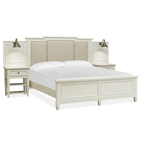 Queen Upholstered Wall Bed