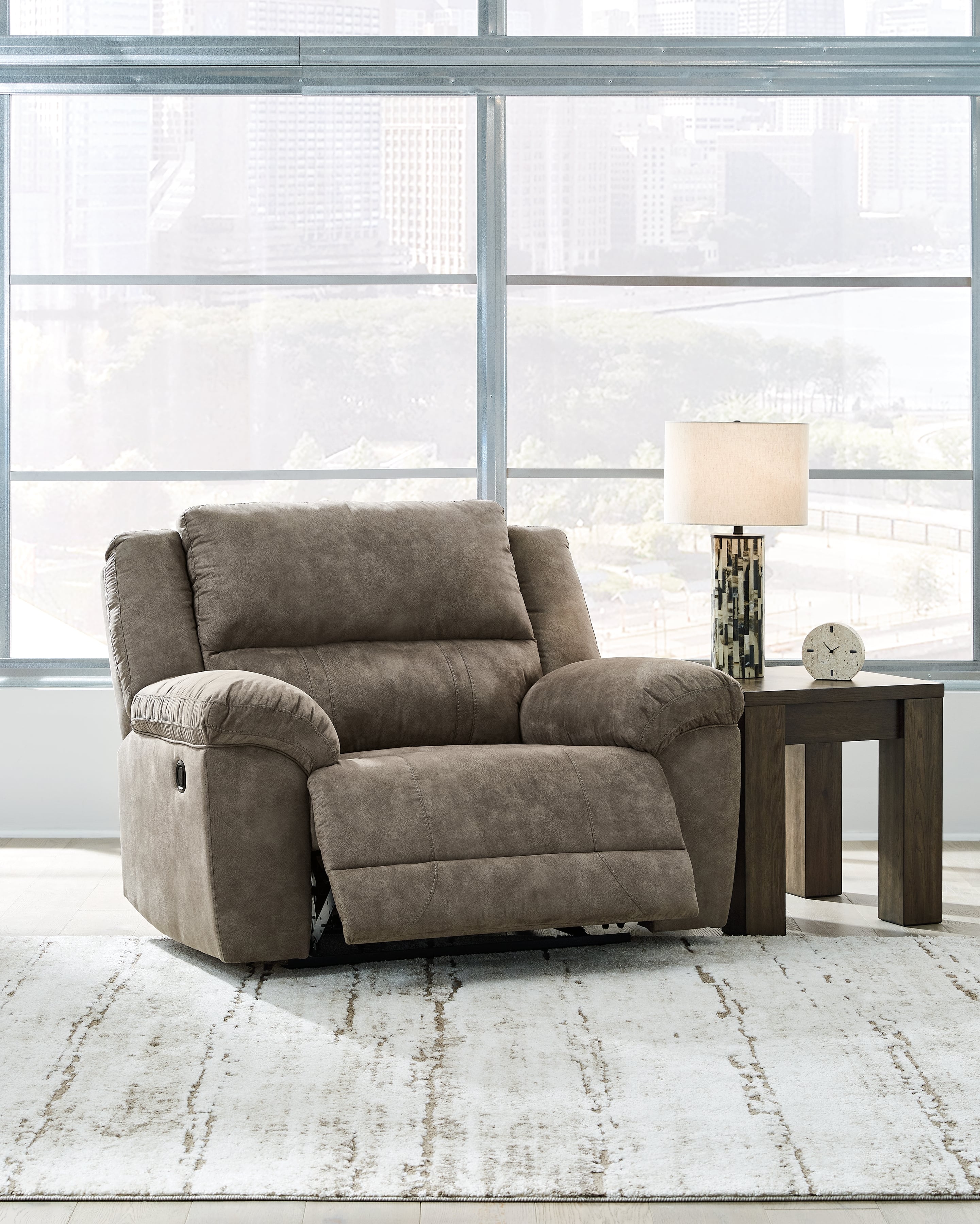 Signature Design by Ashley Laresview Zero Wall Wide Seat Recliner