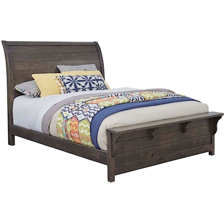 Queen Sleigh Bed