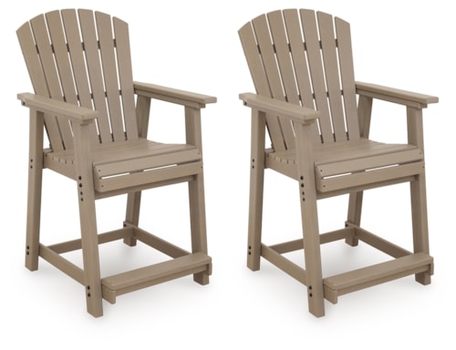 Outdoor Counter Height Bar Stool (Set Of 2)