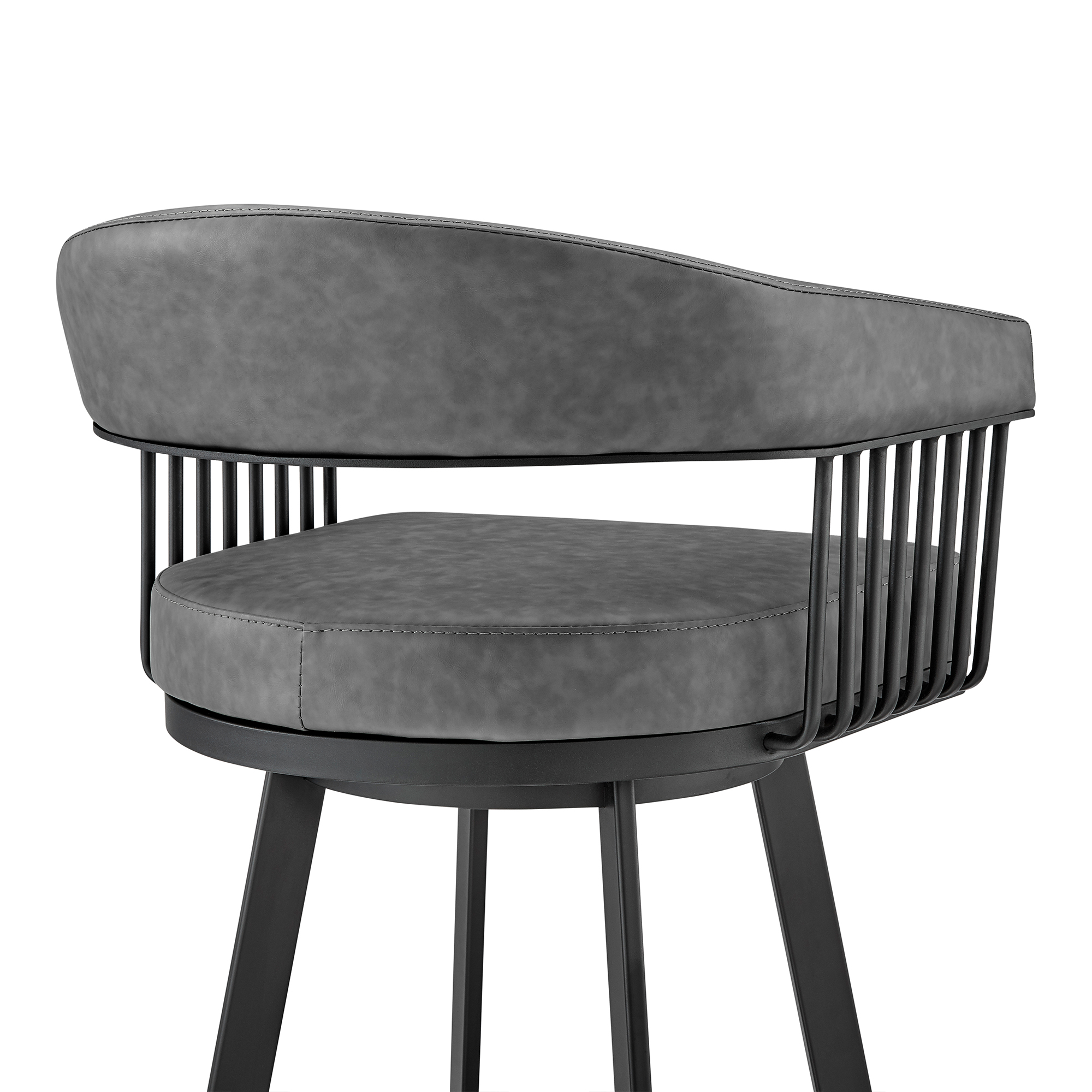 Armen Living Chelsea Swivel Bar Stool