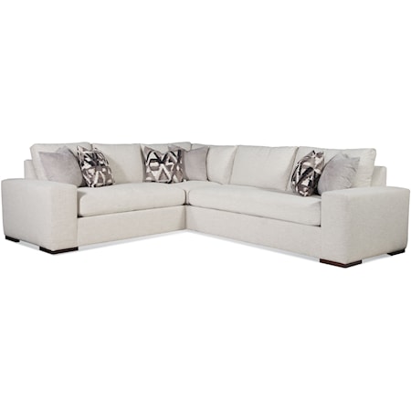 Three Piece Bench Seat L Sectional
