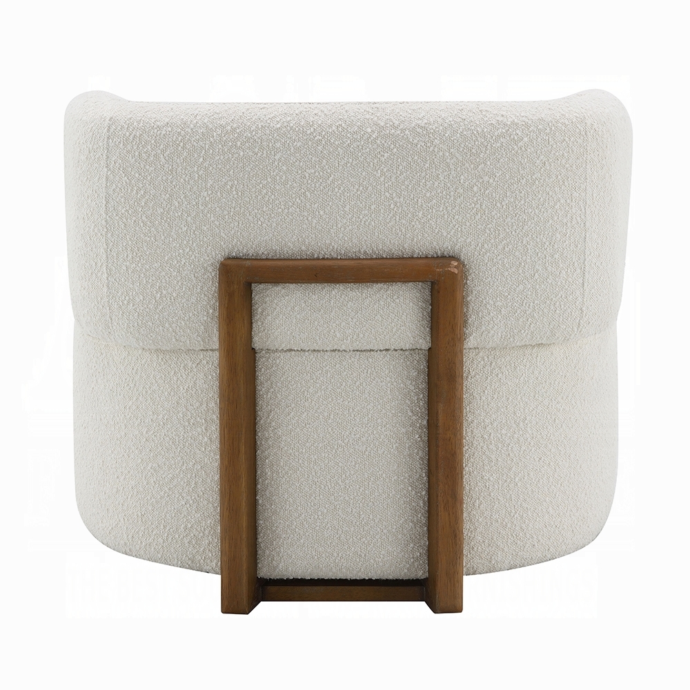 Beige Accent Chair W/Pillow