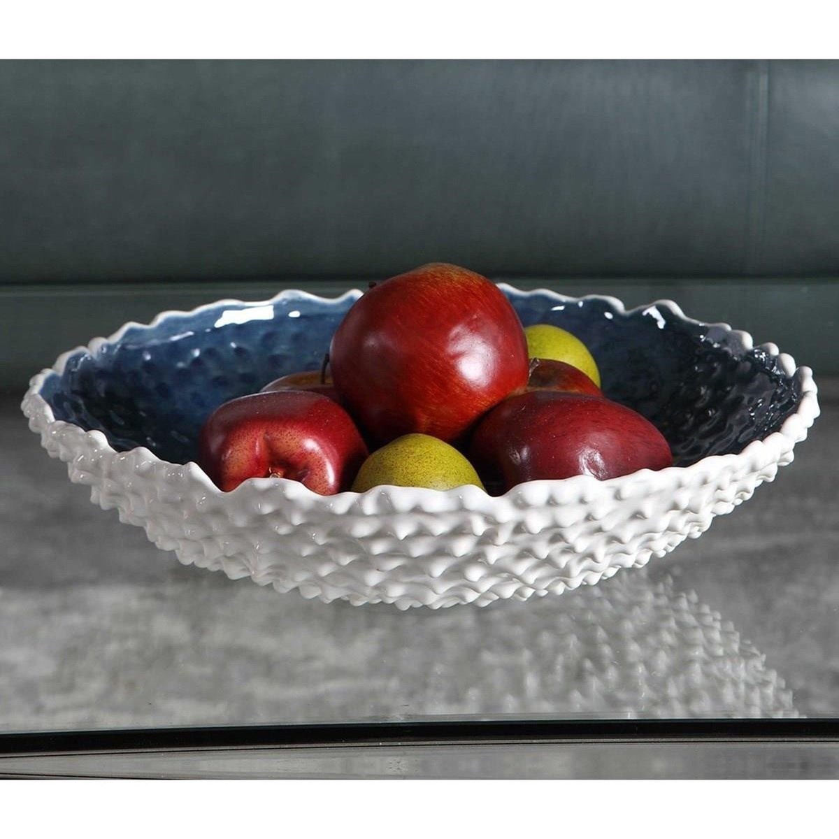 Uttermost Accessories Ciji White Bowl
