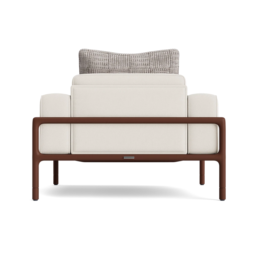 Oversized-Arm Club Lounge Chair