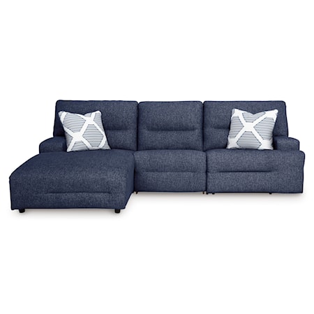 3-Piece Power Reclining Sectional w/ Chaise