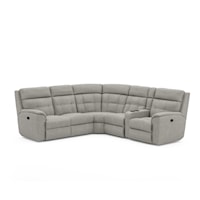 Contemporary Power Reclining Sectional Sofa