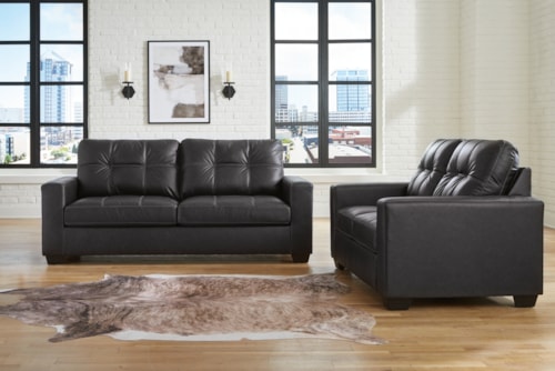 Contemporary 2-Piece Living Room Set