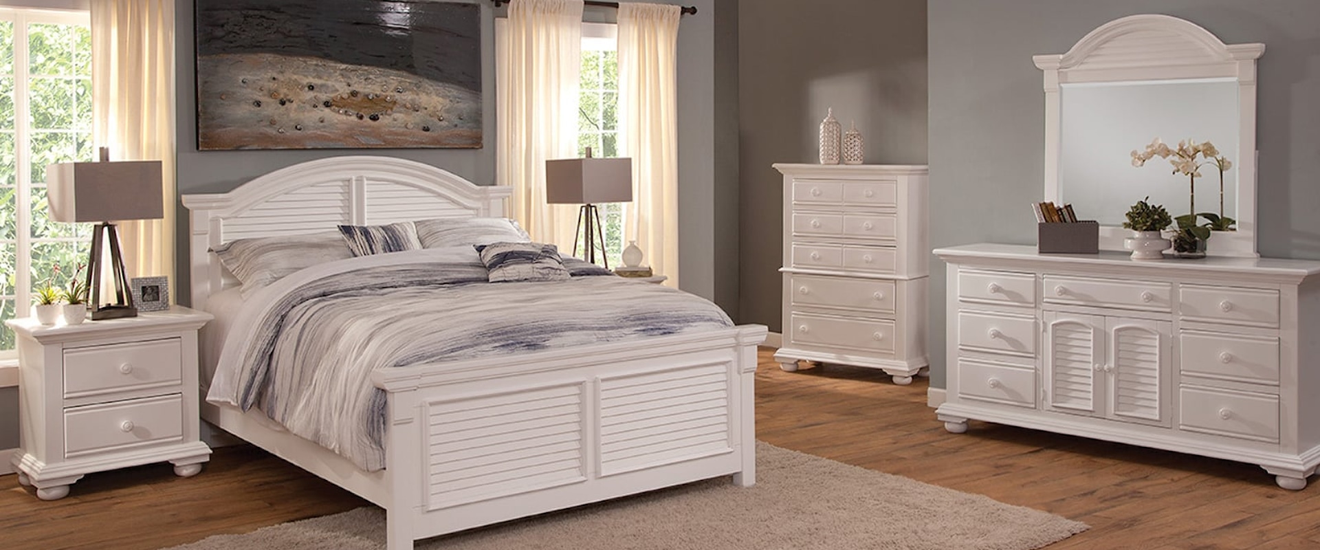 Coastal 5-Piece Queen Bedroom Set