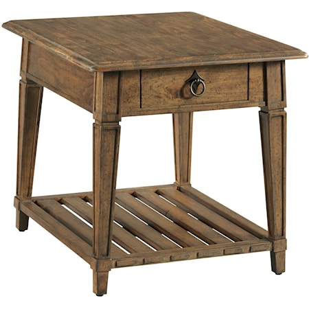 Atwood Drawer End Table