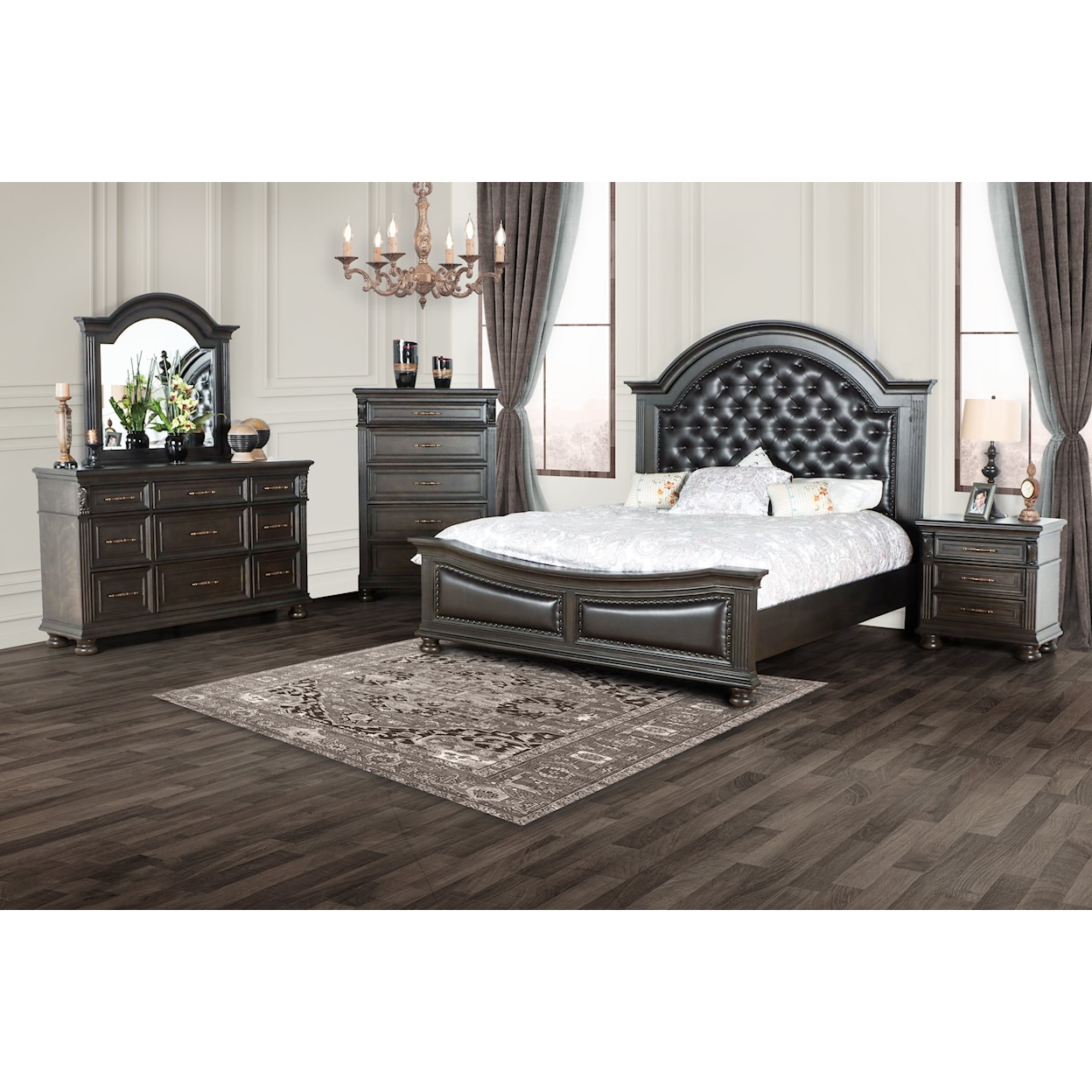 New Classic Furniture Balboa Cal King Bedroom Group