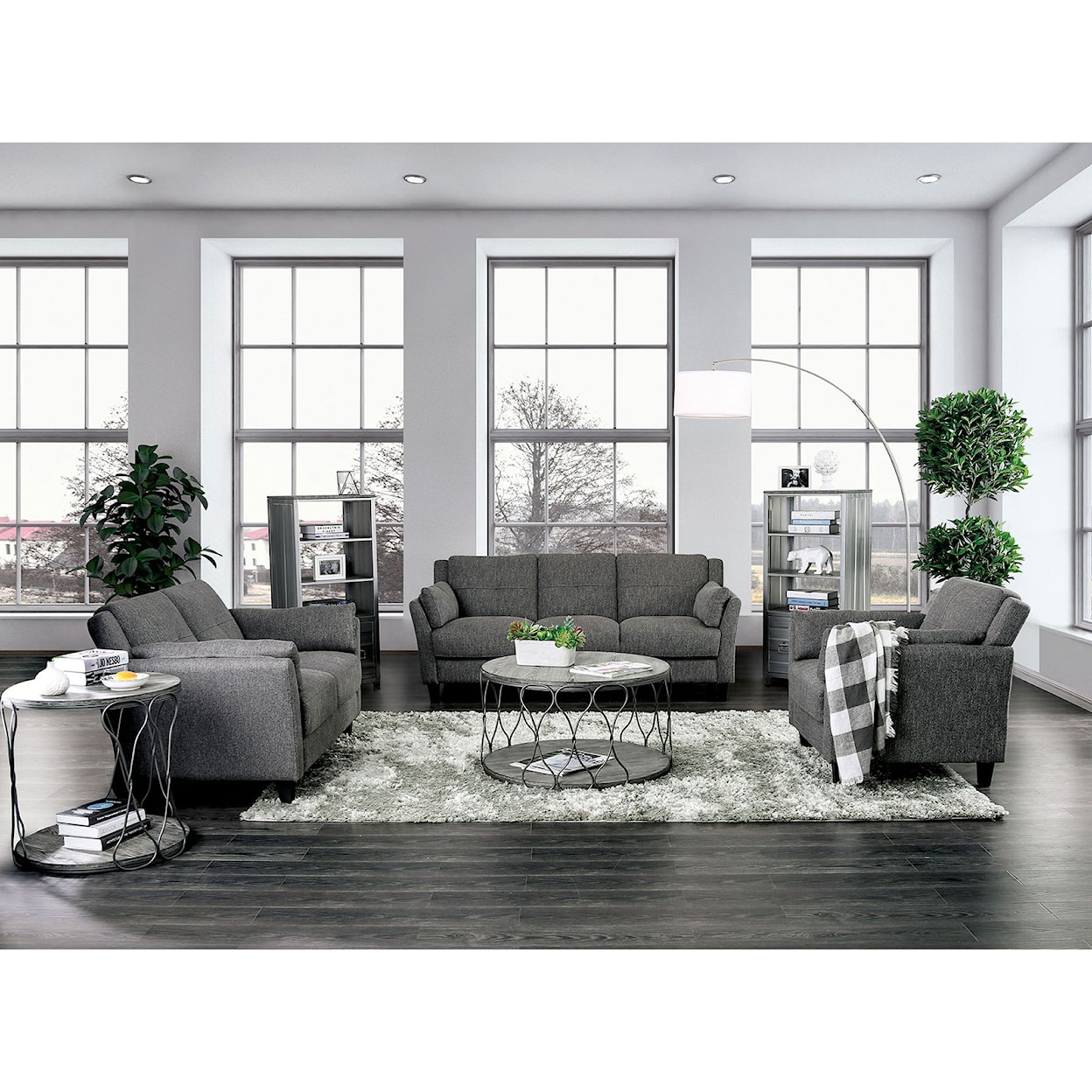 Furniture of America Yazmin Living Room Set