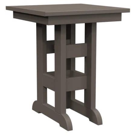Compact 24" Square Bistro Table