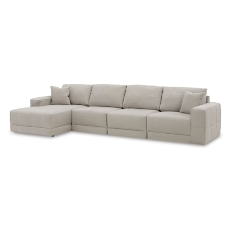 4-Piece Sectional Sofa with Chaise