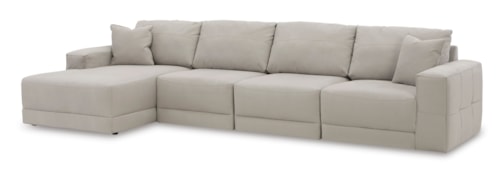 4-Piece Sectional Sofa with Chaise