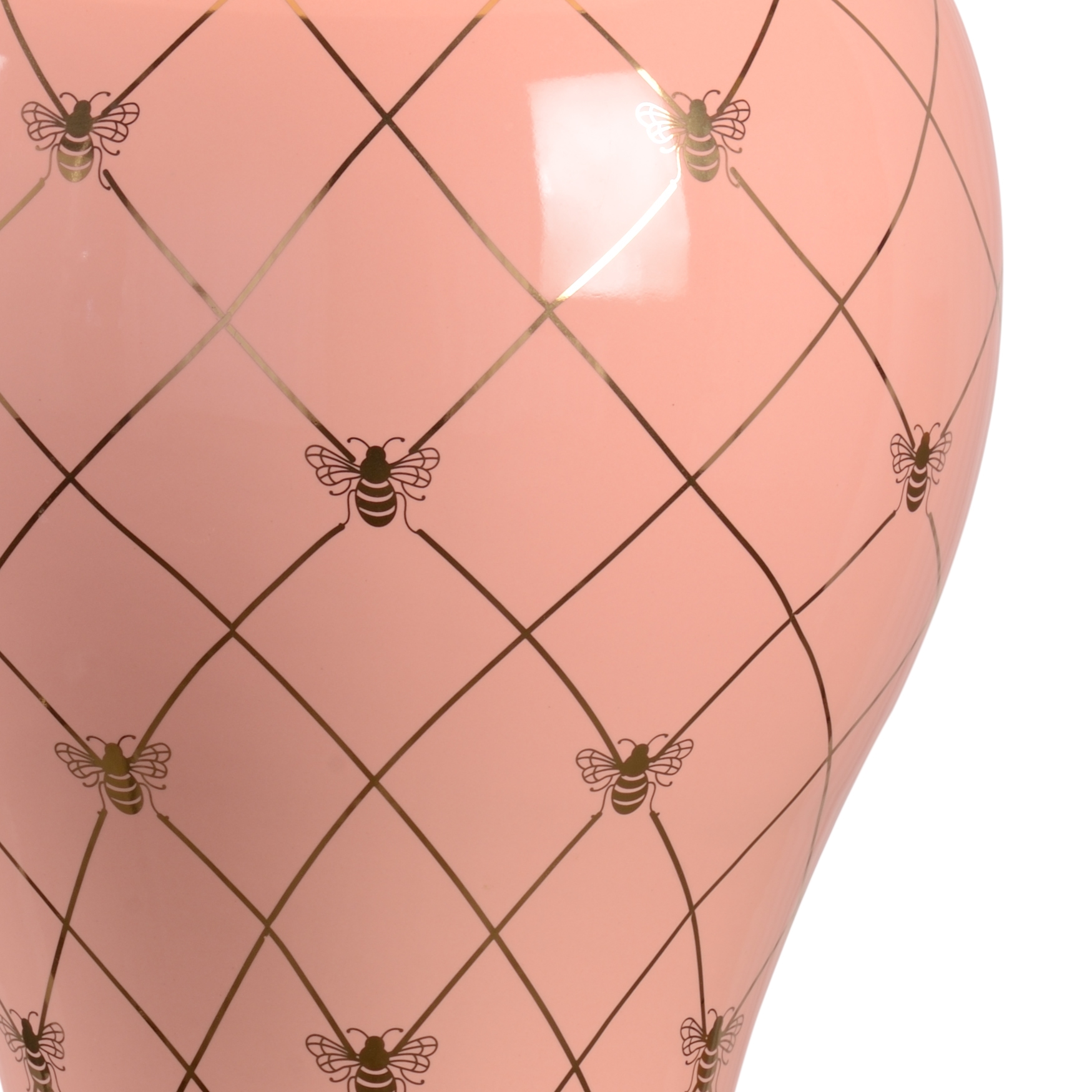 Chelsea House Shayla Copas Ginger Jar Lamp - Coral