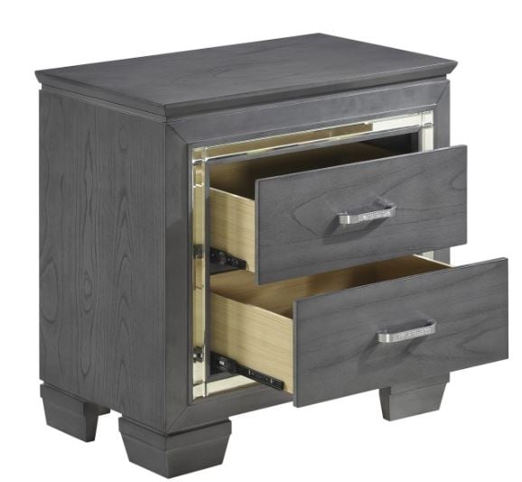 Homelegance Allura 2-Drawer Nightstand