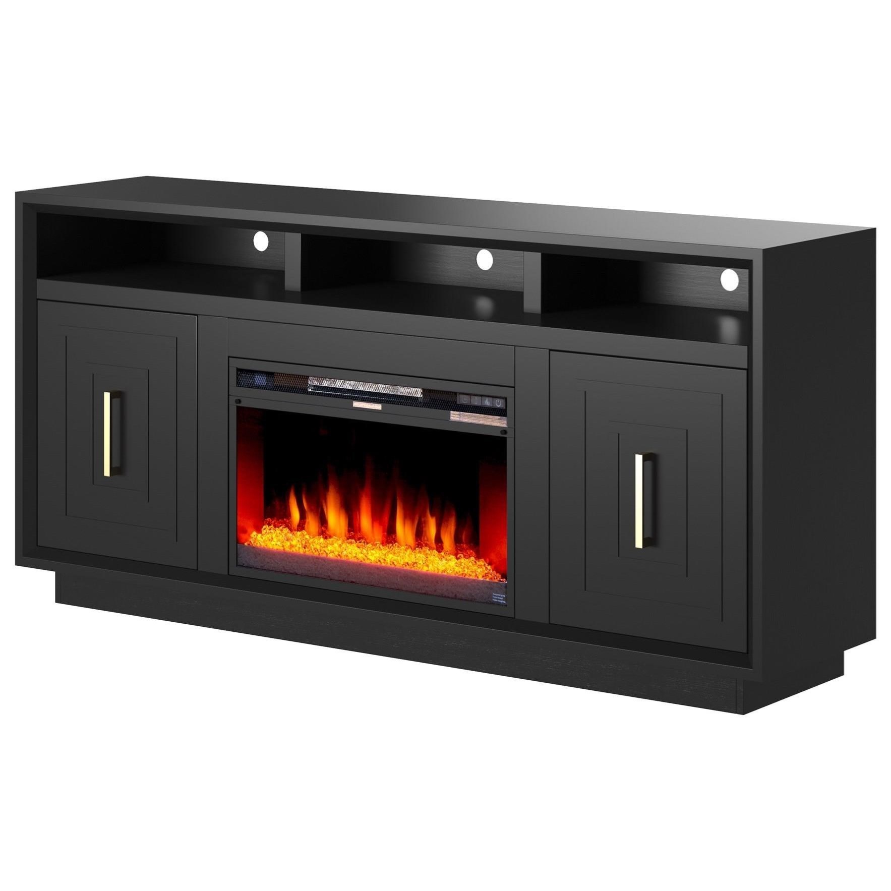 67" TV Stand with Fireplace