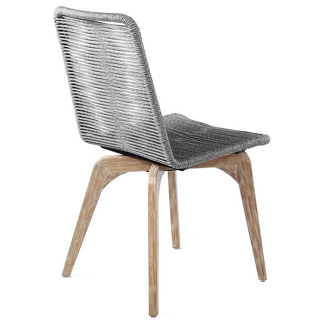 Armen Living Island Outdoor Patio Dining Chair - Set of 2