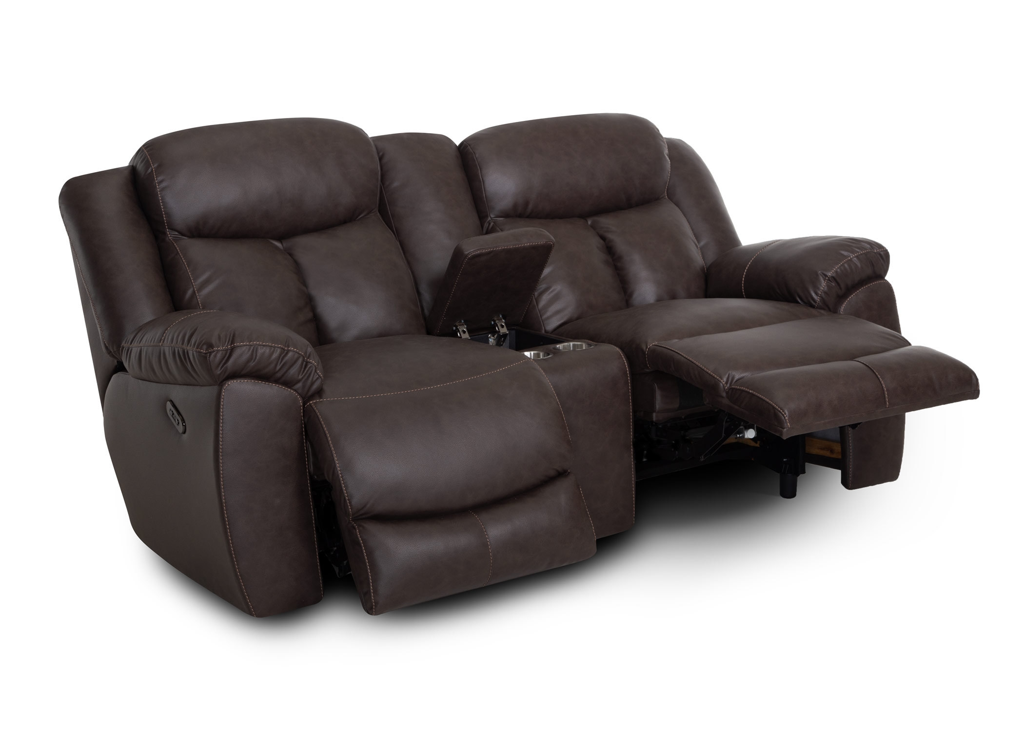 Power Reclining Console Loveseat