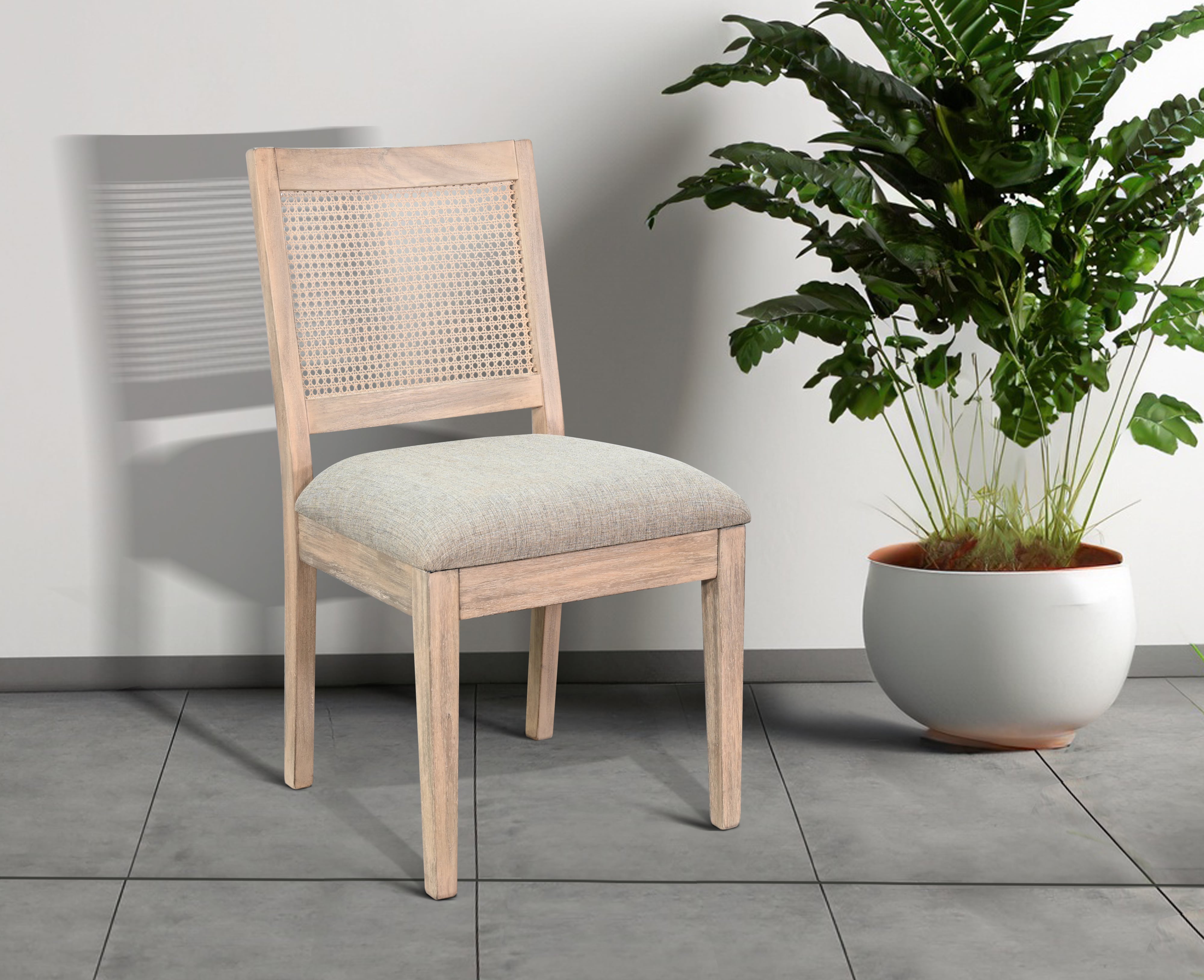 Sunny Designs Wheat Cane Back Dining Chair