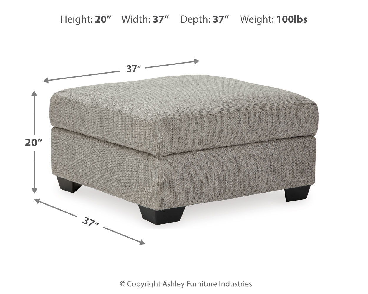 Benchcraft Megginson Ottoman With Storage