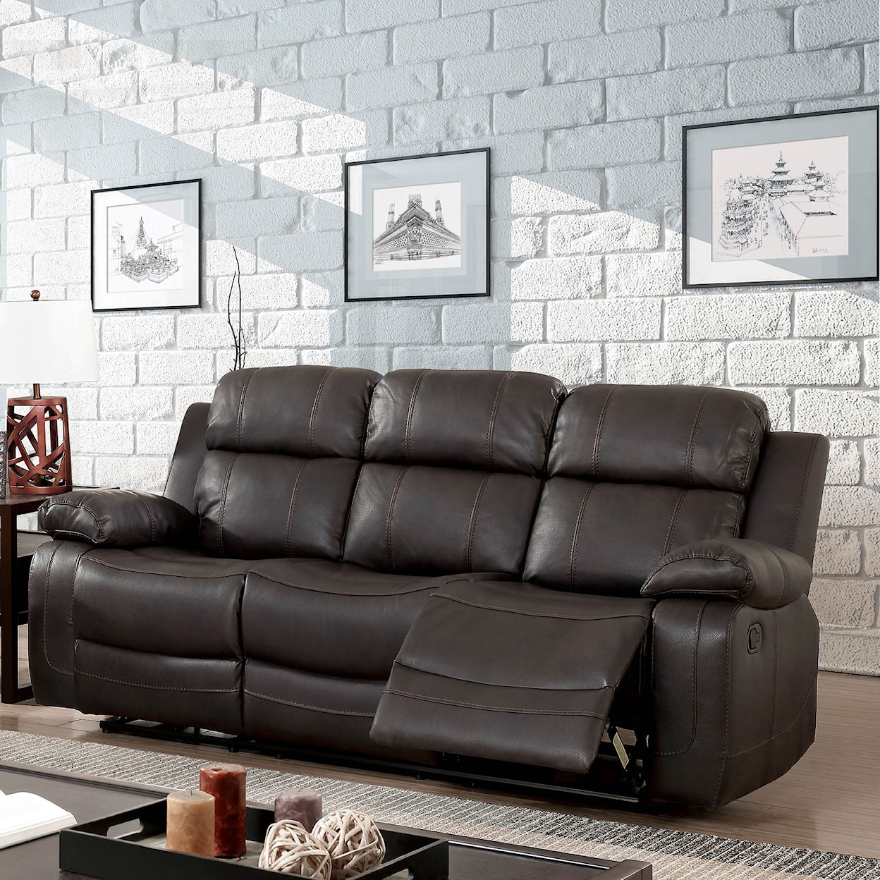 FUSA Pondera Sofa and Loveseat Set