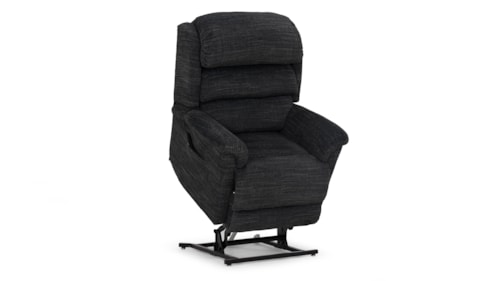 Casual Power Headrest/Lumbar Lift Chair with Removable Back