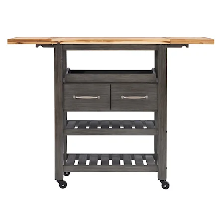 Farmhouse Kenton Kitchen Cart Grey