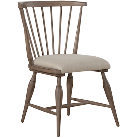 Upholstered Windsor Chair