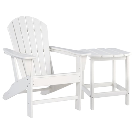 Adirondack Chair With End Table