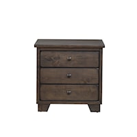 Transitional 2-Drawer Nightstand