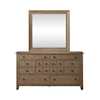 Libby Grandpa's Cabin Dresser and Mirror Set