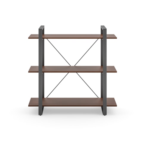 Contemporary 3-Shelf Bookcase