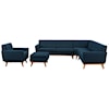 Modway Engage 5 Piece Sectional Sofa