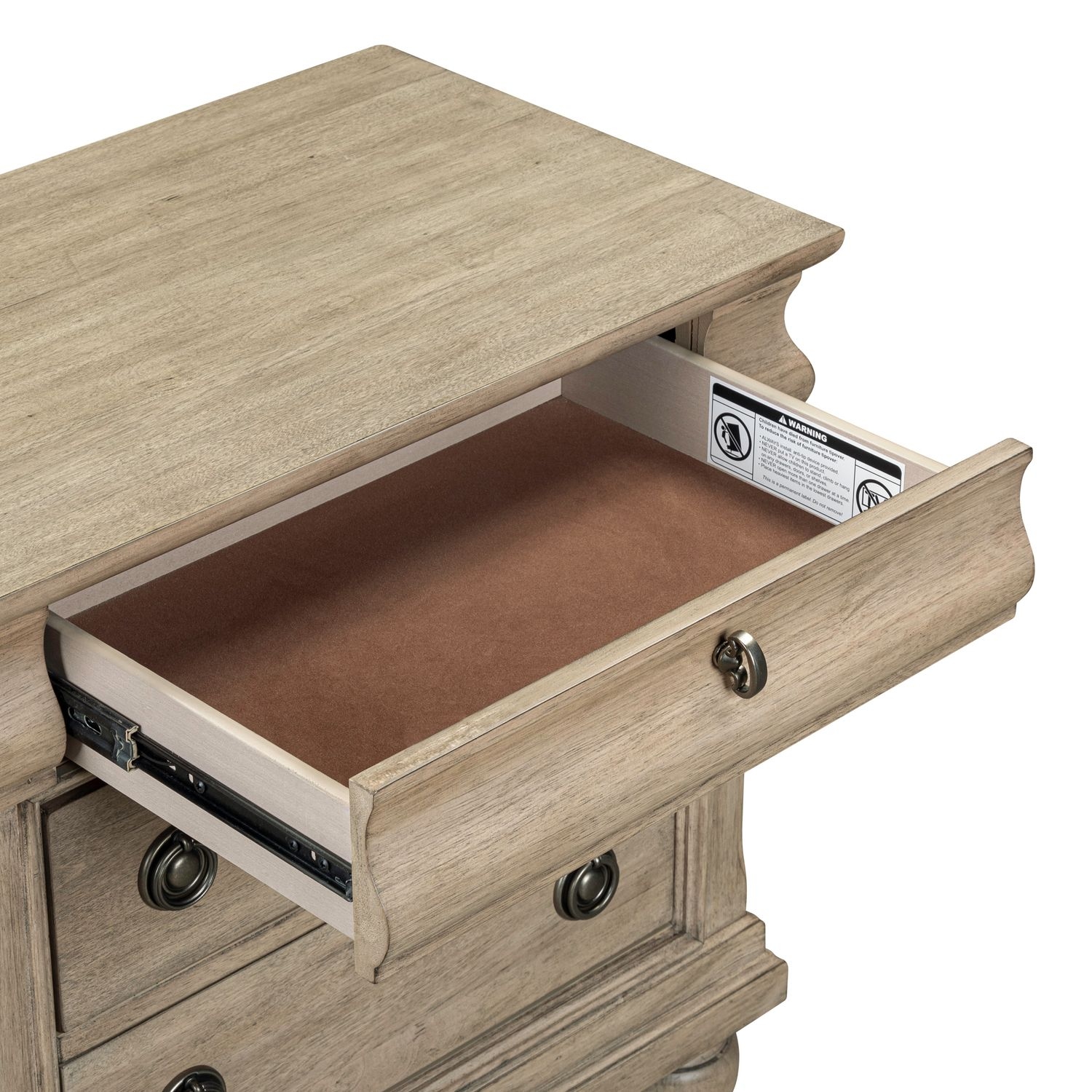 Liberty Furniture Rustic Traditions 3-Drawer Nightstand