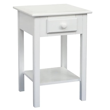 Single Drawer Nightstand