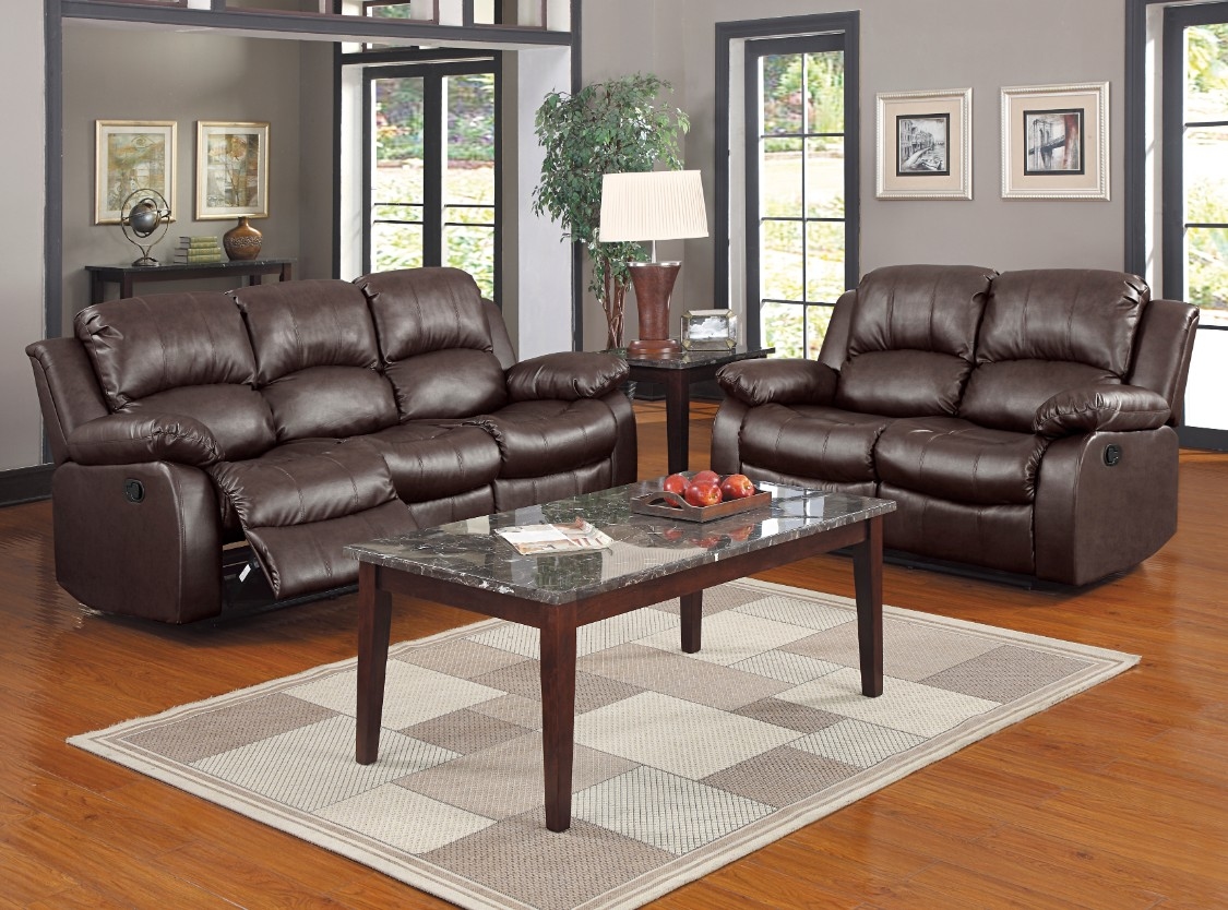 Homelegance Cranley Dual Reclining Loveseat