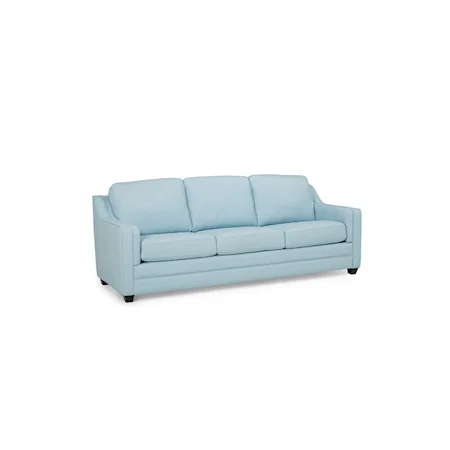 Corissa Contemporary 3-Seat Sofa with Track Arms