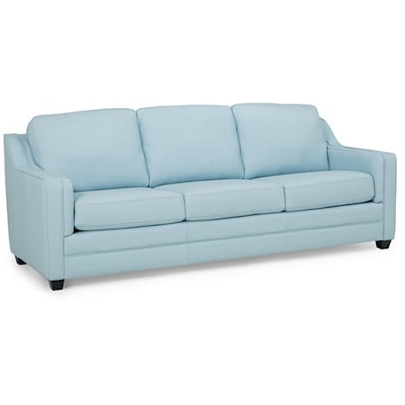 Corissa Contemporary 3-Seat Sofa with Track Arms