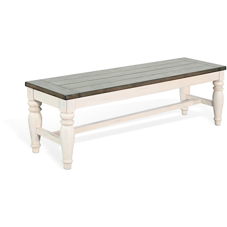 Bench With Mindi Veneer Seat