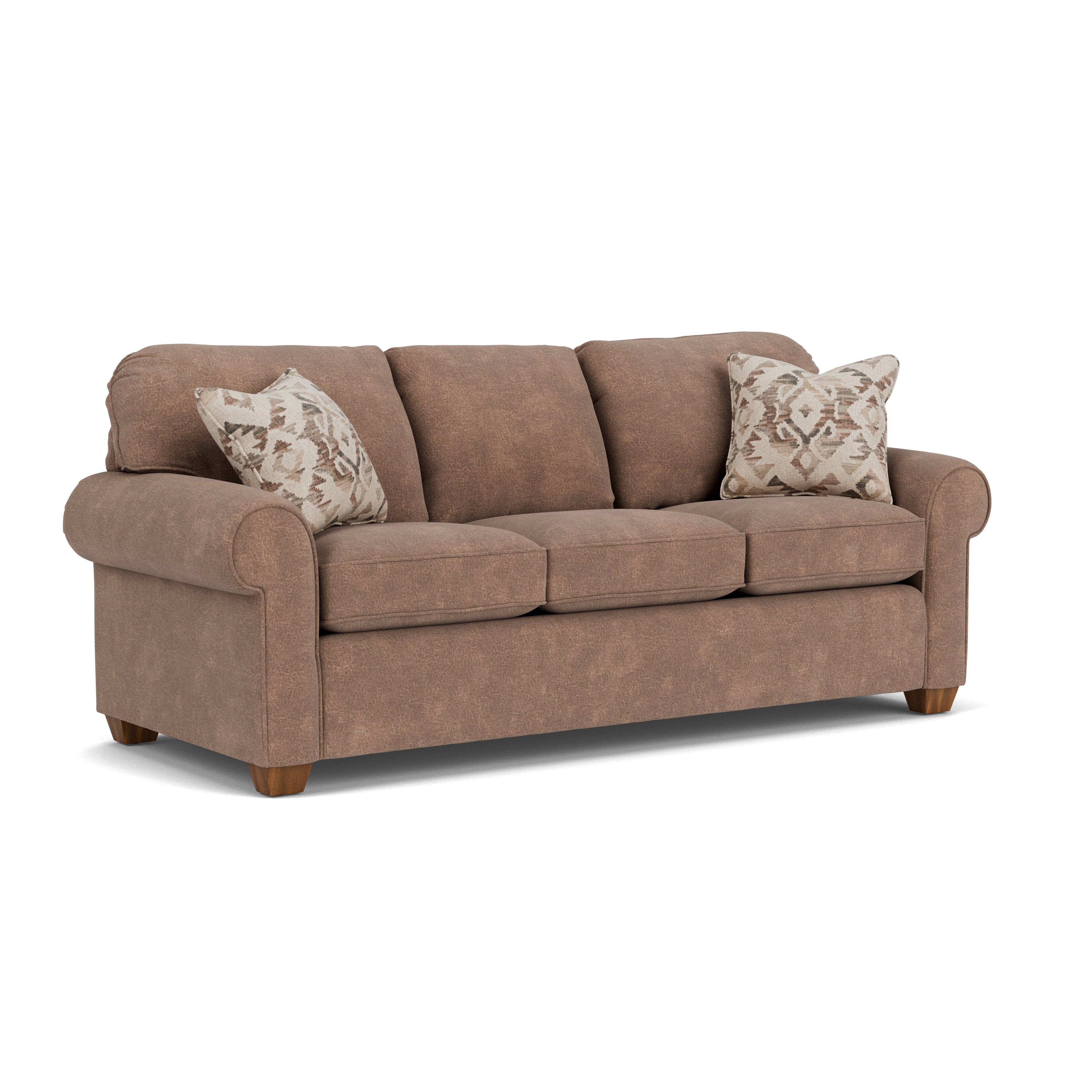 Flexsteel hide deals a bed sofa