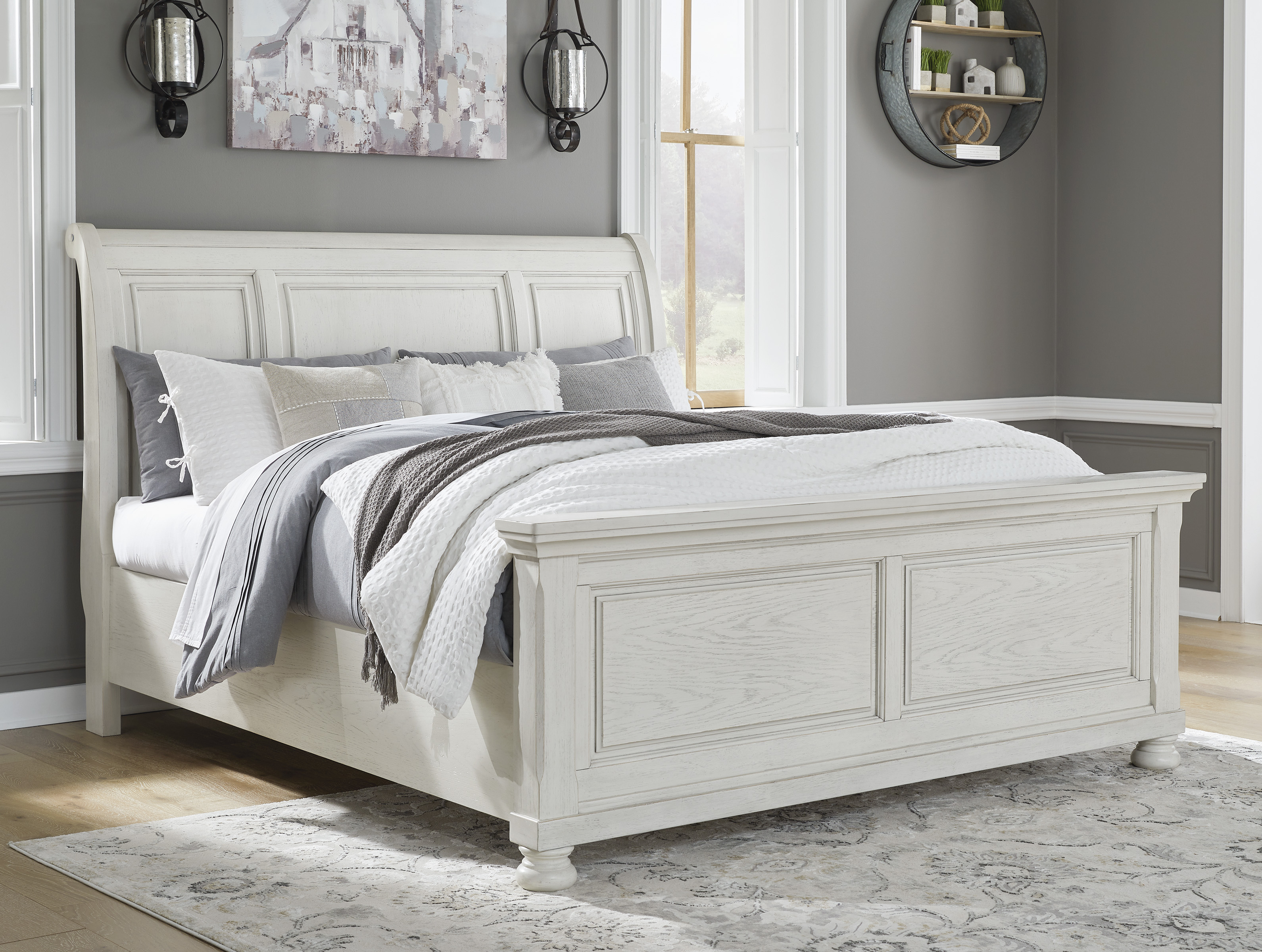 Ashley Signature Design Robbinsdale B742B23 Queen Sleigh Bed | Dunk ...