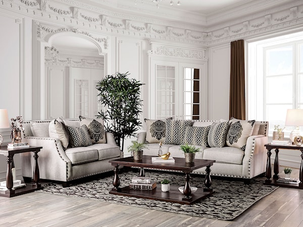 Sofa and Loveseat Set