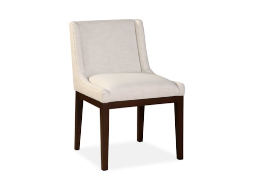 Transitional Side Chair with Low Back