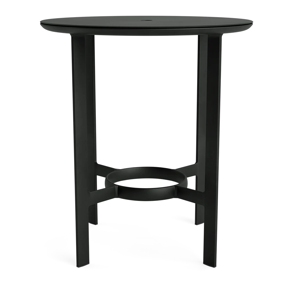 36" Round Aluminum Pub Table w/Umbrella Hole