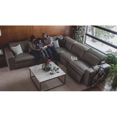 Titan 5-Seat Power Reclining Sectional Sofa