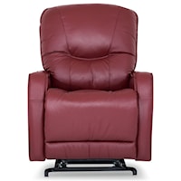 Yates 43012 Casual Swivel Glider Recliner with Sloped Track Arms