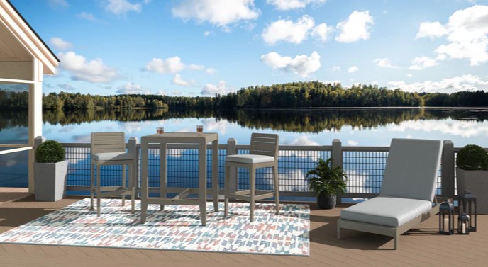 homestyles Sustain Outdoor Chaise Lounge