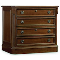 Traditional 2-Drawer Lateral File Cabinet with Locking Drawers